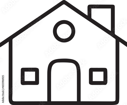 home vector icon style design art illustrator