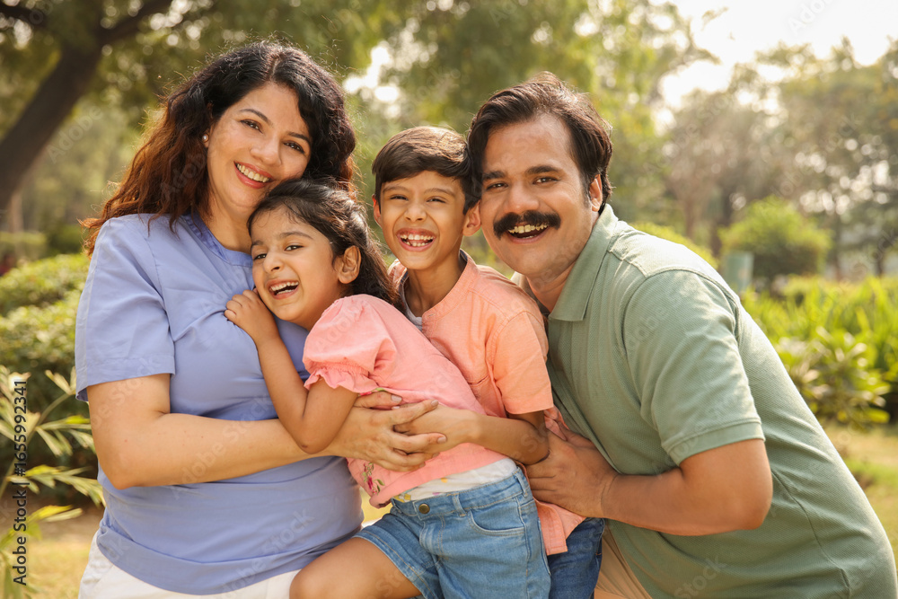 Stock Photo Of A Happy Indian Family Stock Photo Of A Happy Indian Family