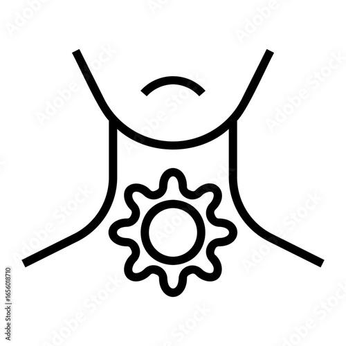 asthma Line Icon