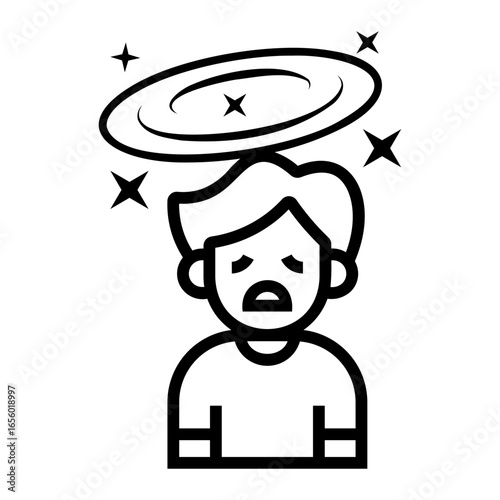 asthma Line Icon