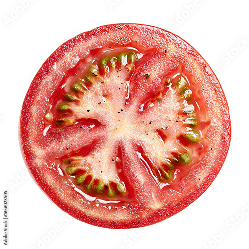 Wallpaper Mural Tomato Slice Nutritious Meal Food Snack on transparent background Torontodigital.ca