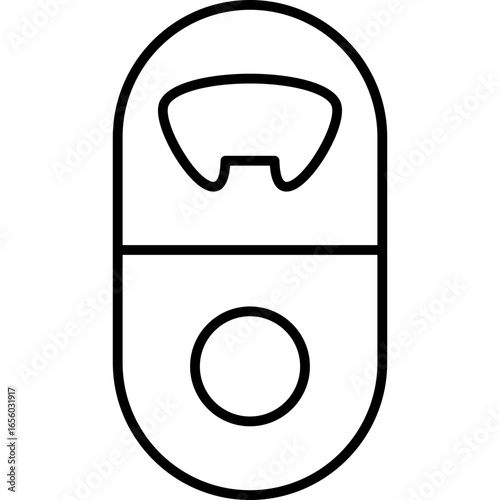 Bottle Opener Icon Vector Element