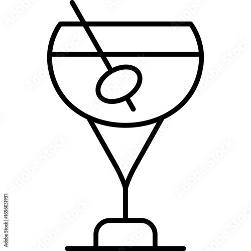 Cosmopolitan Icon Vector Element