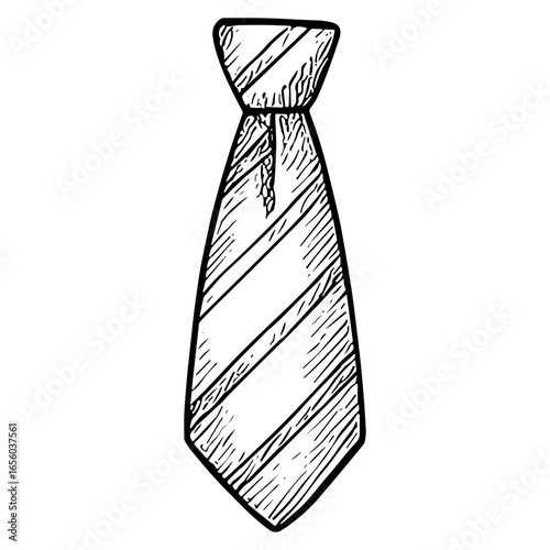 Striped Necktie