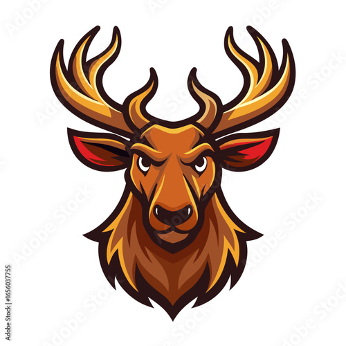 deer head vector illustration
