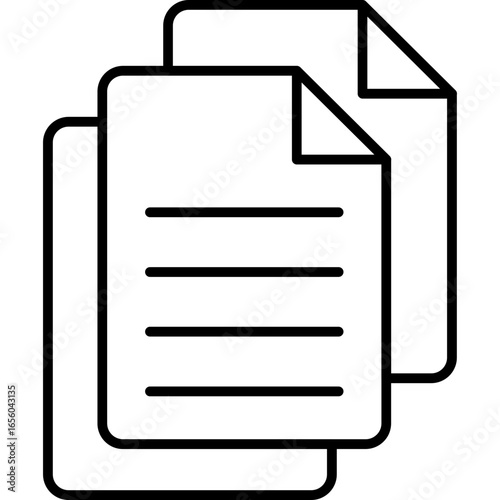 Paper Icon Vector Element