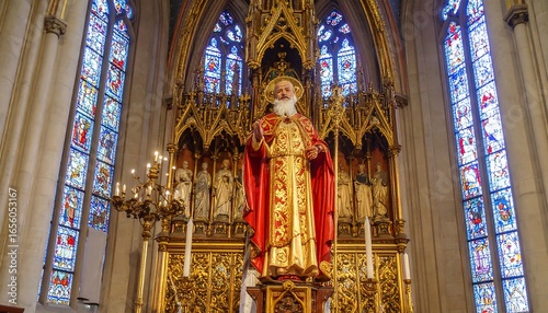 Religious statue in a church (1)