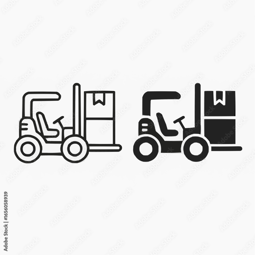 Fototapeta premium tractor isolated on white background