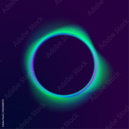 Planet sun moon star eclipse glow stylish cosmos galaxy night universe astronomy science abstract background illustration neon colours soft gradient solar sphere circle ball design