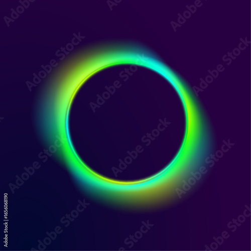 Space glow stylish subtle cosmos illustration with abstract background science astronomy night galaxy earth planet sun star eclipse solar moon sphere circle ball neon design