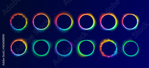 Universe glow stylish cosmos illustration abstract galaxy night sky astronomy science earth planet sun star eclipse solar moon sphere circle ball background soft gradient neon subtle design