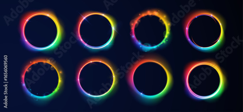 Galaxy night sky stylish cosmos illustration with glow abstract universe astronomy science earth planet sun star eclipse solar moon sphere circle ball neon background soft gradient design