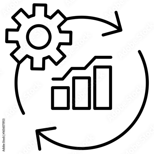 Optimization Outline Icon