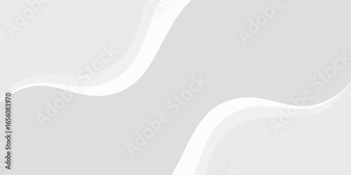 Gray and white color abstract art background. modern design pattern banner illustration