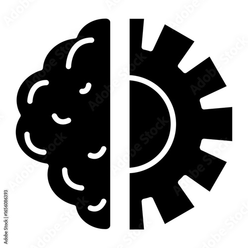 Machine Thinking Icon