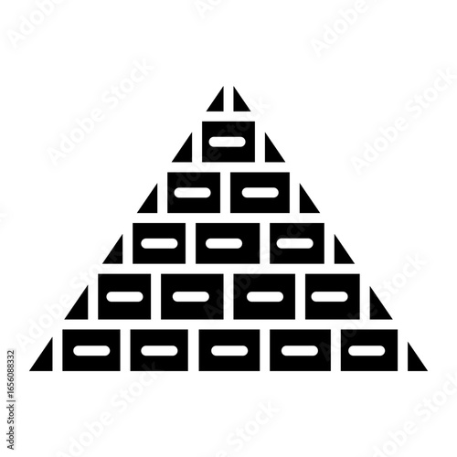 Segmented Pyramid Icon