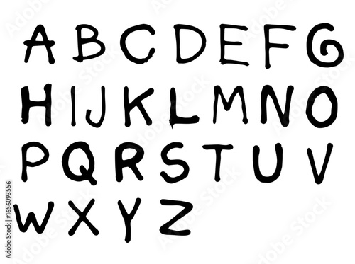 Spray ABC. Alphabet letters. Spray paint abc 