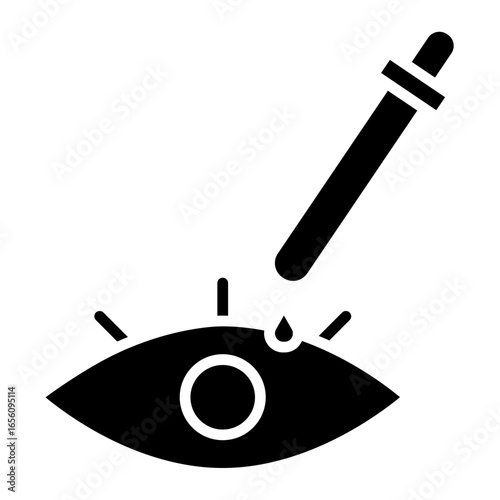Medical Eye Drops Icon