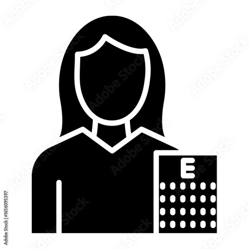 Optometrist Female Icon