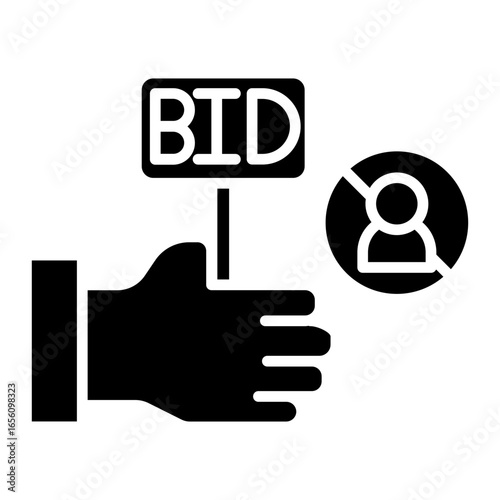 Absentee Bid Icon