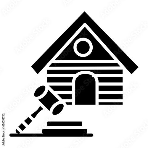 Real Estate Auction Icon