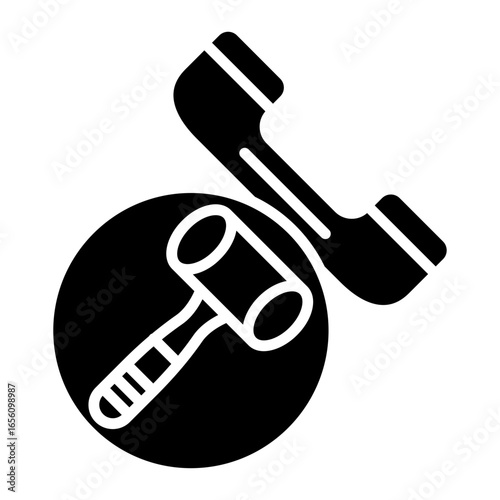 Telephone Bidding Icon