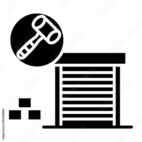 Storage Unit Auction Icon