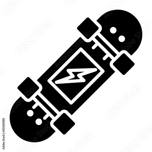 Off Road Skateboard Icon