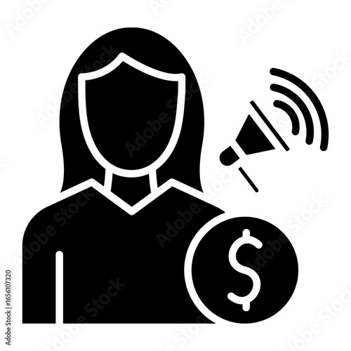 Influencer Sponsorship Icon