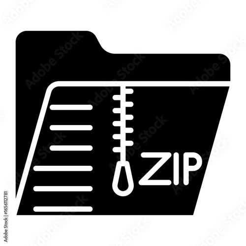 Zip Files Icon