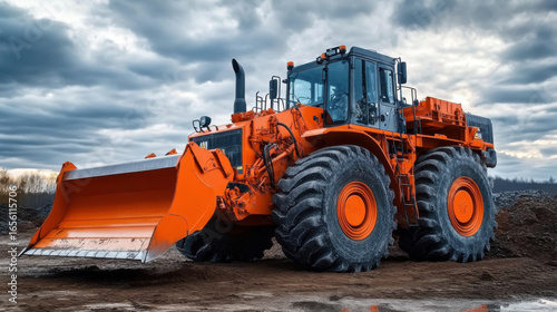 Front wheel loader for use in agriculture and construction