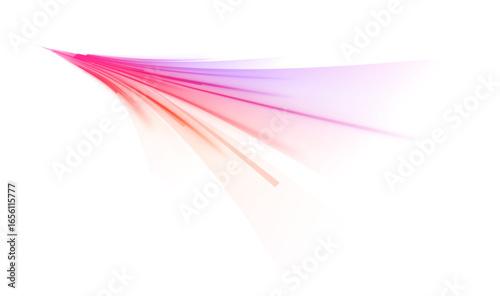 Race beam streak flare warp speedway neon line road light background energy futuristic fast future technology ribbon datum