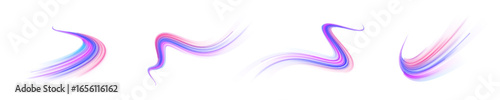 Speed line track road neon laser wave light background energy futuristic fast future technology ribbon datum colours network