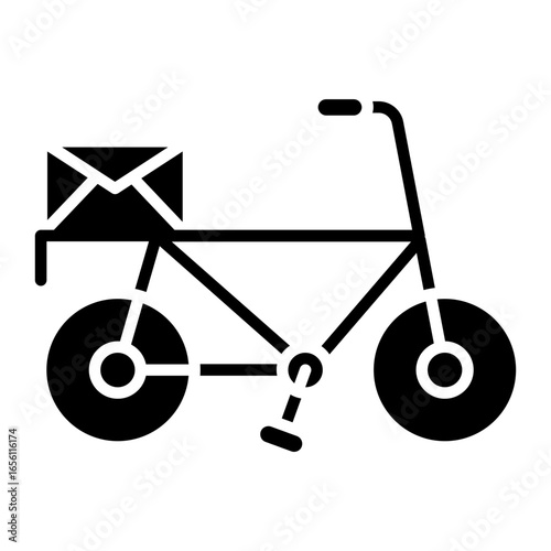 Mail Bike Icon