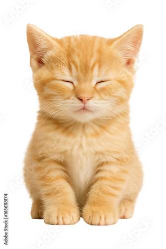 Sleeping Kitten High quality Realistic image