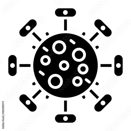 Virus Cell Icon