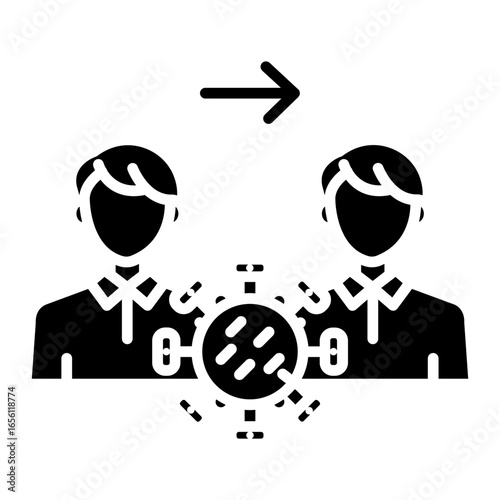 Disease Transmission Icon