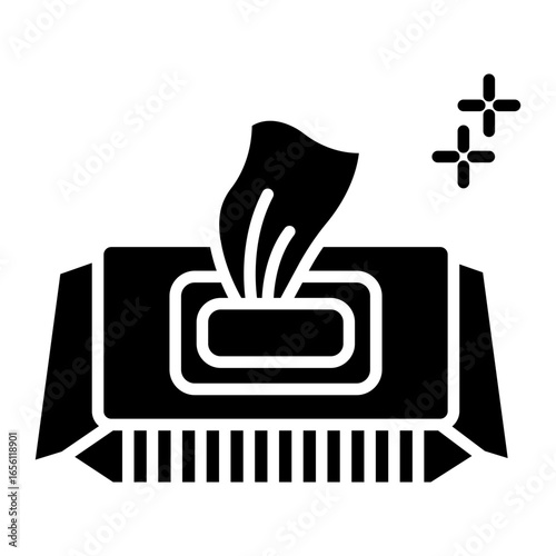 Sanitizing Wipes Icon