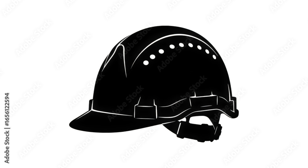 Fototapeta premium Protective Headwear for Construction Workers Safety and Innovation in Personal Protective Equipment