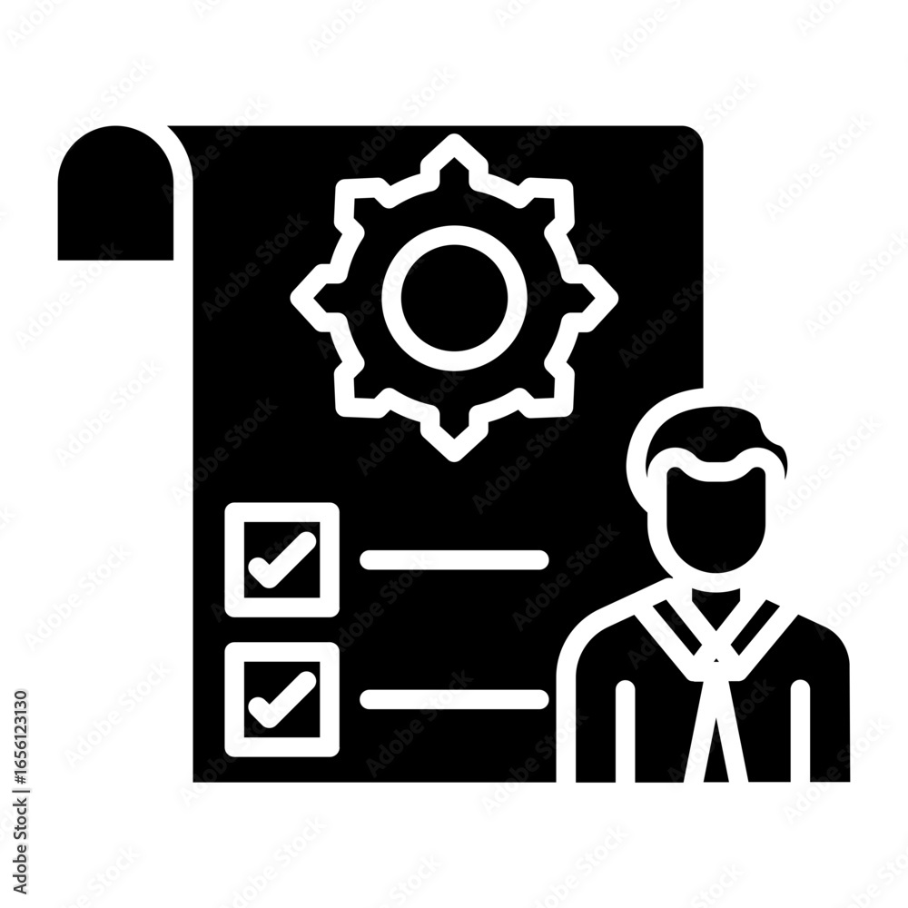 Obraz premium Project Management Icon