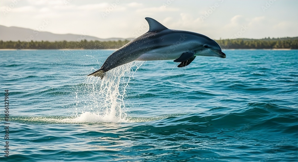 Fototapeta premium Ocean Acrobat Dolphin