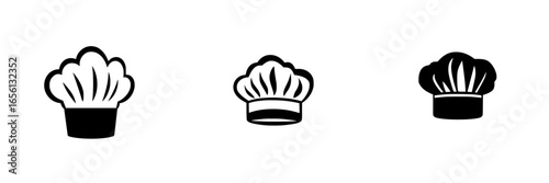 Chef hats in various designs showcase culinary creativity and style from a kitchen setting during daytime hours