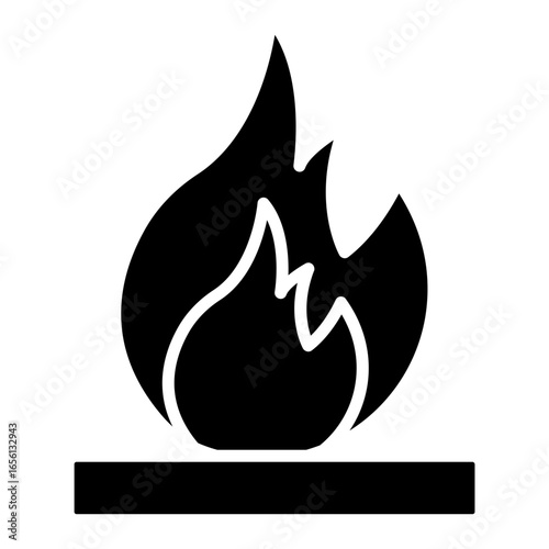 Gas Flame Icon