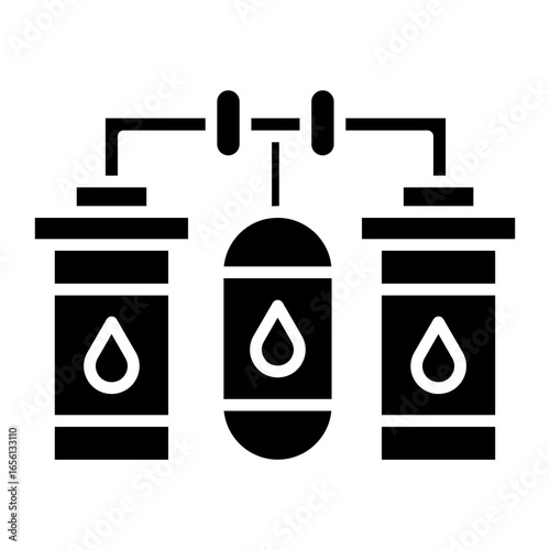 Oil Refinery Icon