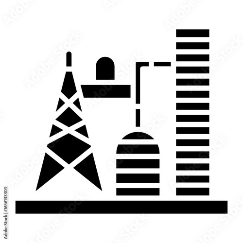 Refinery Tower Icon