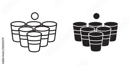 Beer pong icon
