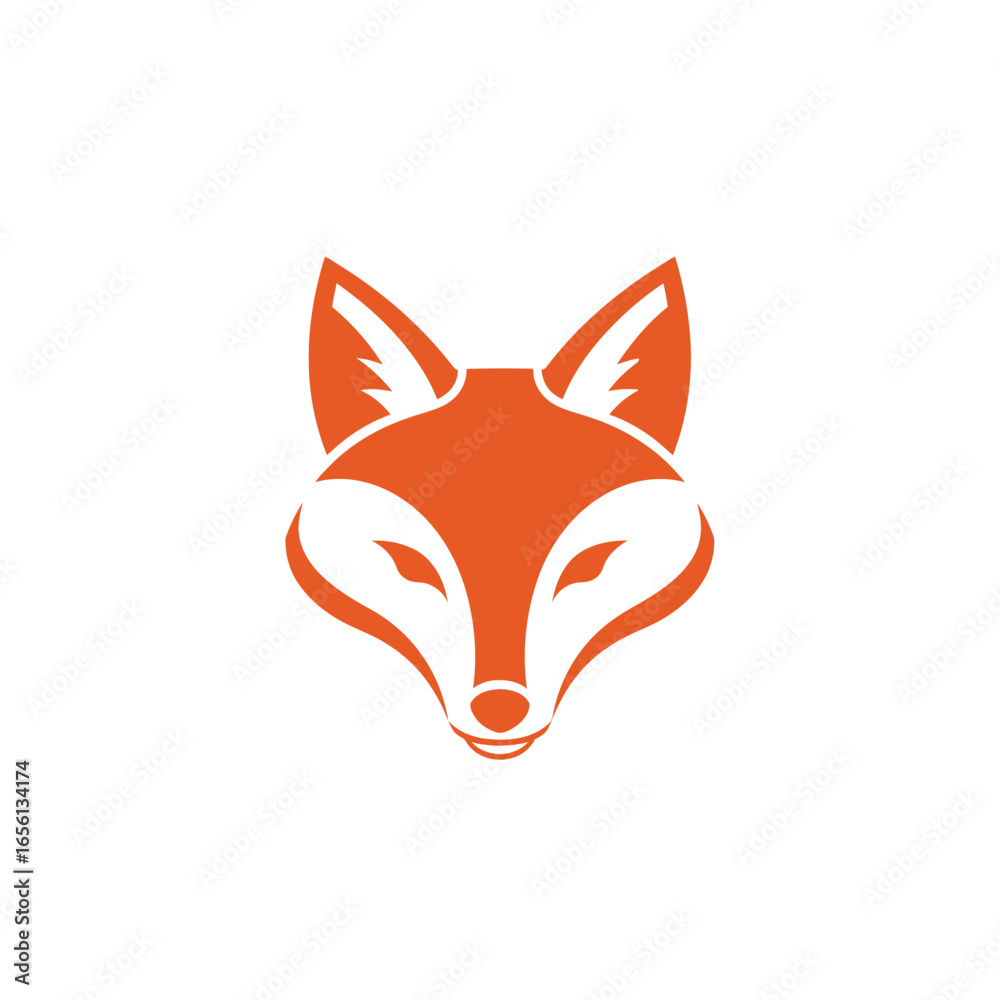 Obraz premium ICON HEAD FOX VEKTOR
