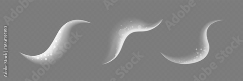 Glistering splash frost light blizzard snow wind cold effect vector ice smoke fog blow isolated motion transparent design