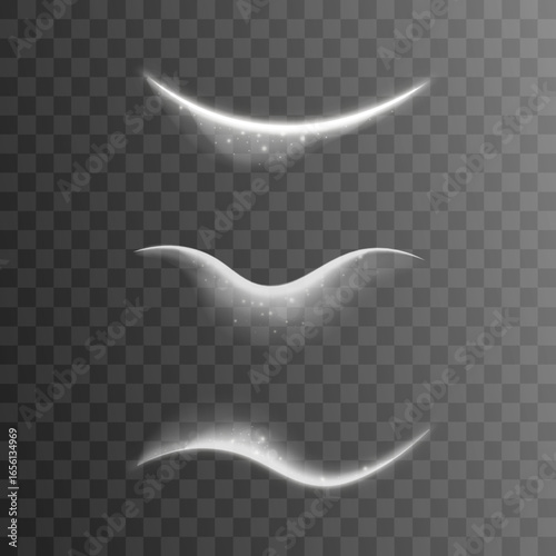 Frost splash glistering light blizzard snow wind cold effect vector ice smoke fog blow isolated motion transparent design