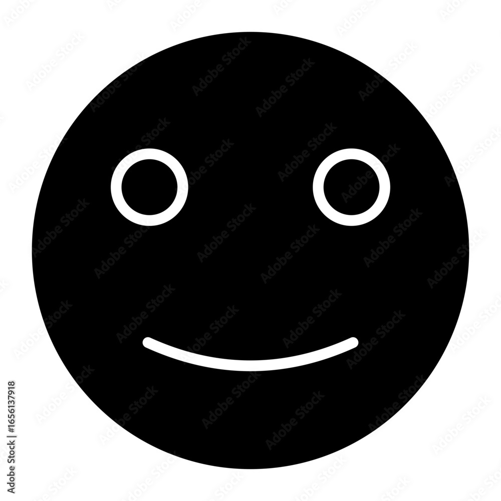 Fototapeta premium Smiling Face Icon